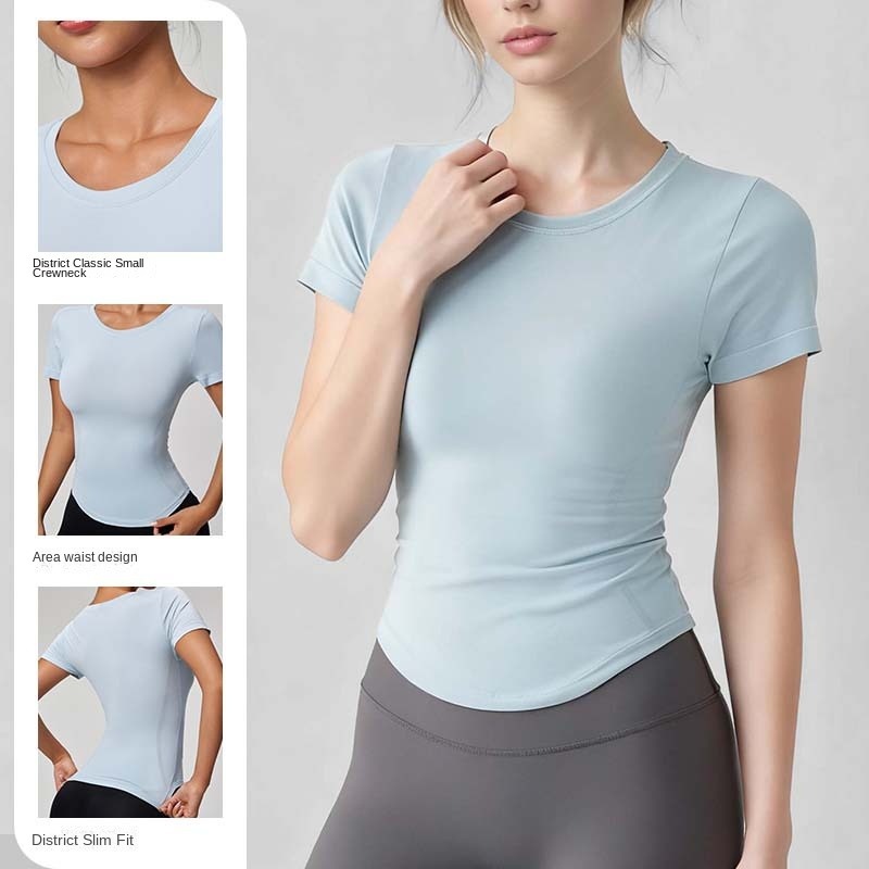 T Shirt Tight Fit - Dyenf Impact Atasan Olahraga Wanita Lengan