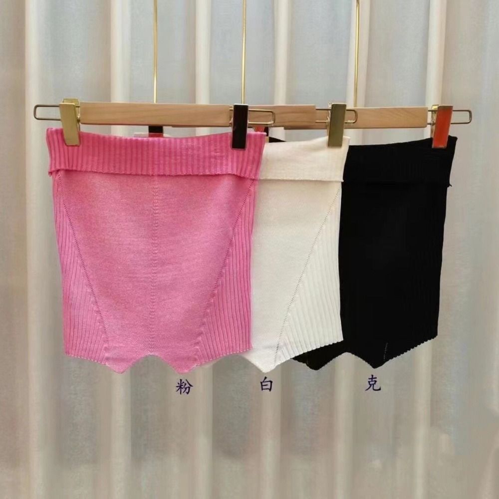 Tank Top Ribbed - Atasan Tube tanpa tali Bandeau atasan