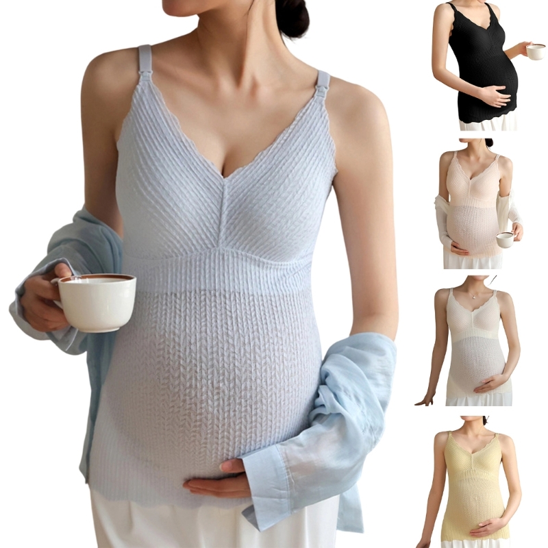 Kamisol Perawat Y4UD dengan Te - Tank Top Ribbed ulasan dan harga
