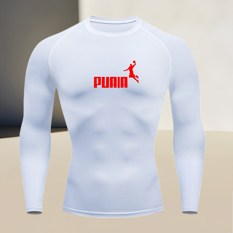 Kaos olahraga pria lengan panj - T Shirt Tight Fit ulasan dan harga